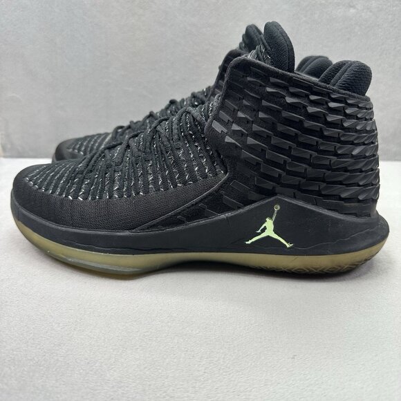 Mens Size 10 Air Jordan 32 XXXII Black Cat Shoes Black‎ Metallic Silver 2018 main image 4